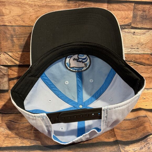 Outdoor Cap Trout Fish Logo Hat Blue Snapback Adjustable Baseball Cap Fishing - Picture 5 of 7